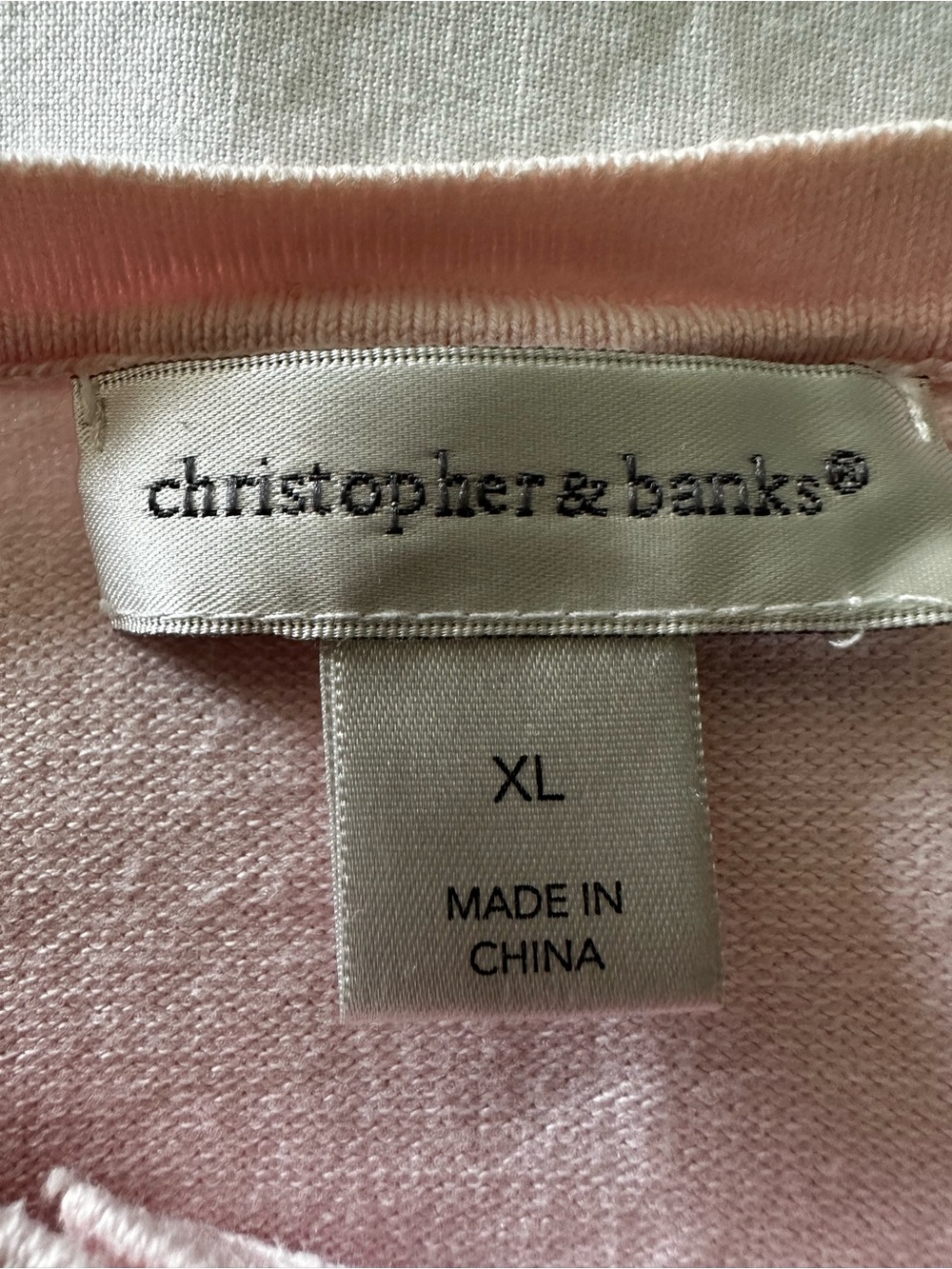 Christopher & Banks Soft Pale Pink Knit Sweater - Picture 9 of 12